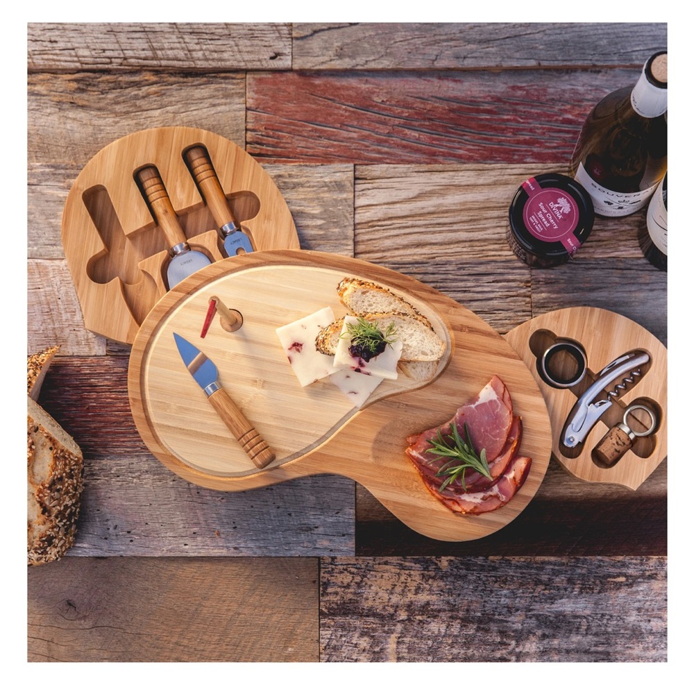 Toscana SAND TRAP GOLF CHEESE CUTTING BOARD & TOOLS SET